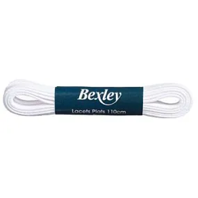 1 pair of White shoelaces for leather trainers
