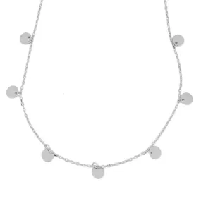 Collar en plata de ley Multicolgante Plaquitas